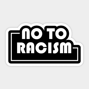 no-to-racism Sticker